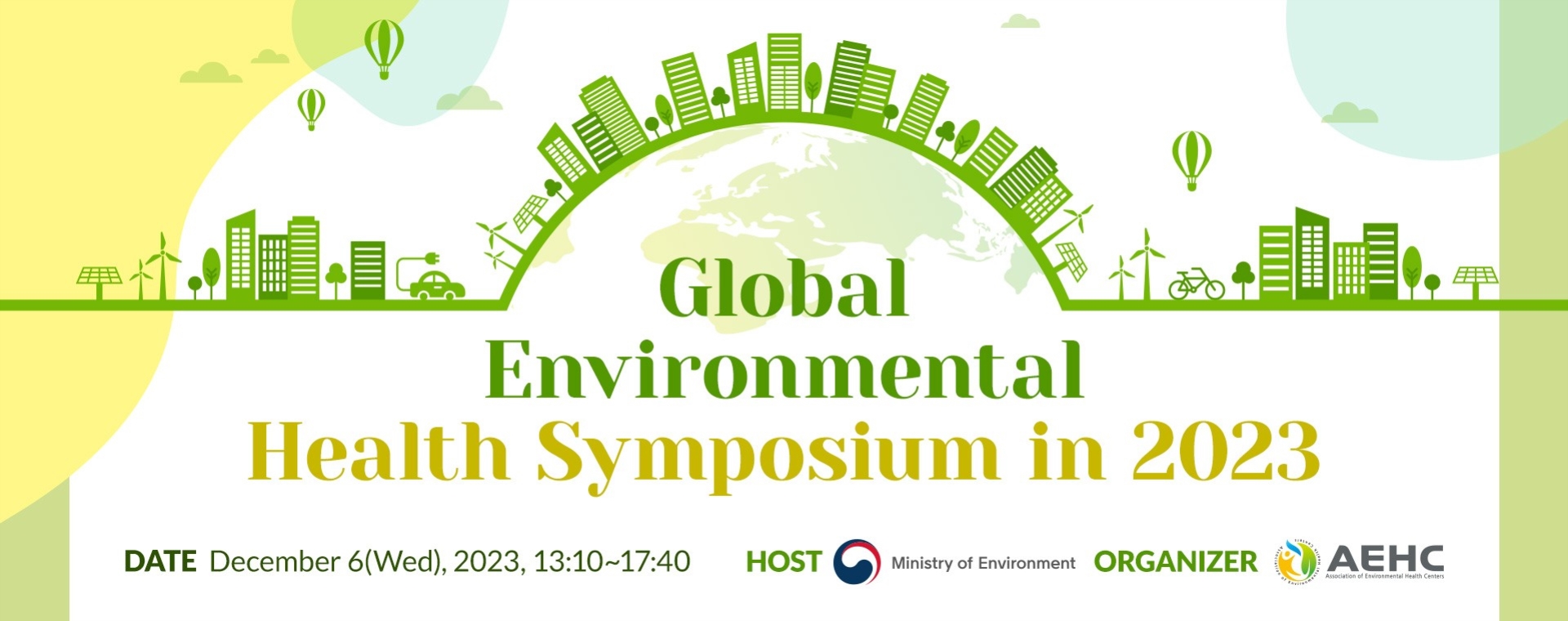 Global Environmental Health Symposium in 2023(Host: Korean Ministry of Environment)